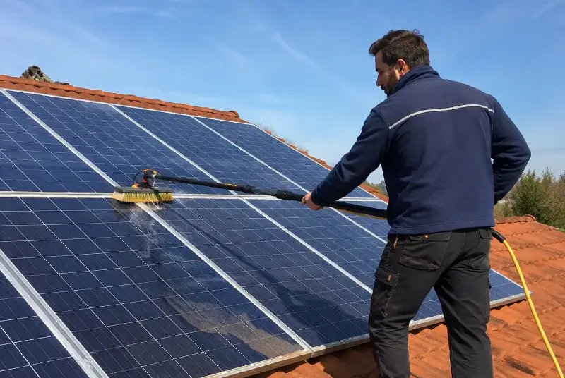 Nettoyage et entretien de panneaux solaires à Oroux